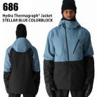 686 ���å��������ȥ��å��� M2W110 HYDRA THERMAGRAPH JACKET STELLAR BLUE COLORBLOCK 24-25 ������ ��� ���㥱�å� �����ϥ�