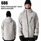 686 ���å��������ȥ��å��� M2W110 HYDRA THERMAGRAPH JACKET WHITE HEATHER 24-25 ������ ��� ���㥱�å� �����ϥ�