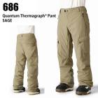 686 ���å��������ȥ��å��� M2W208 QUANTUM THERMAGRAPH PANT SAGE 24-25 ������ ��� �ѥ�� �����ϥ�