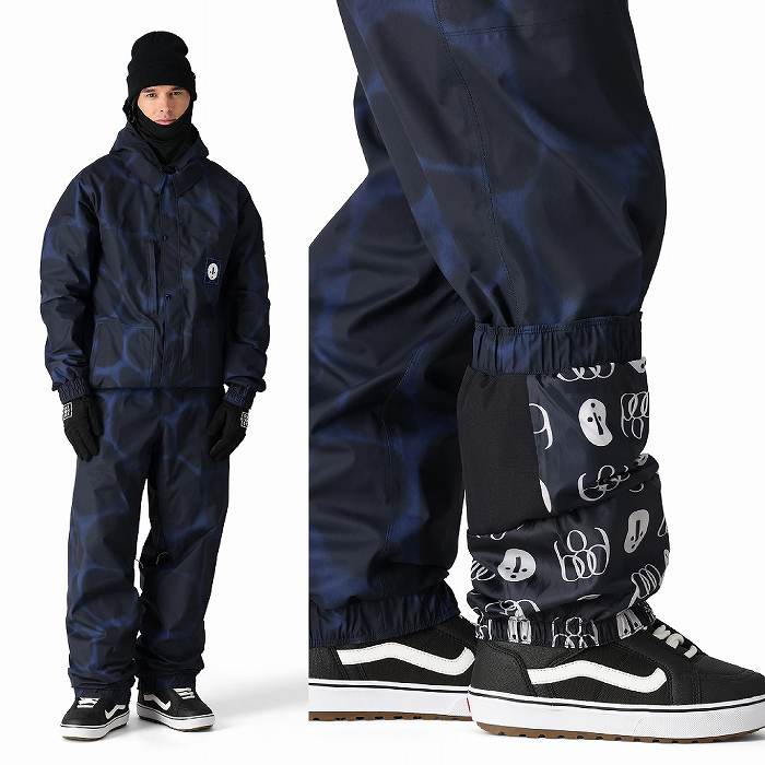 686 シックスエイトシックス M4WN225 DOJO PANT BLUE AIRBRUSH