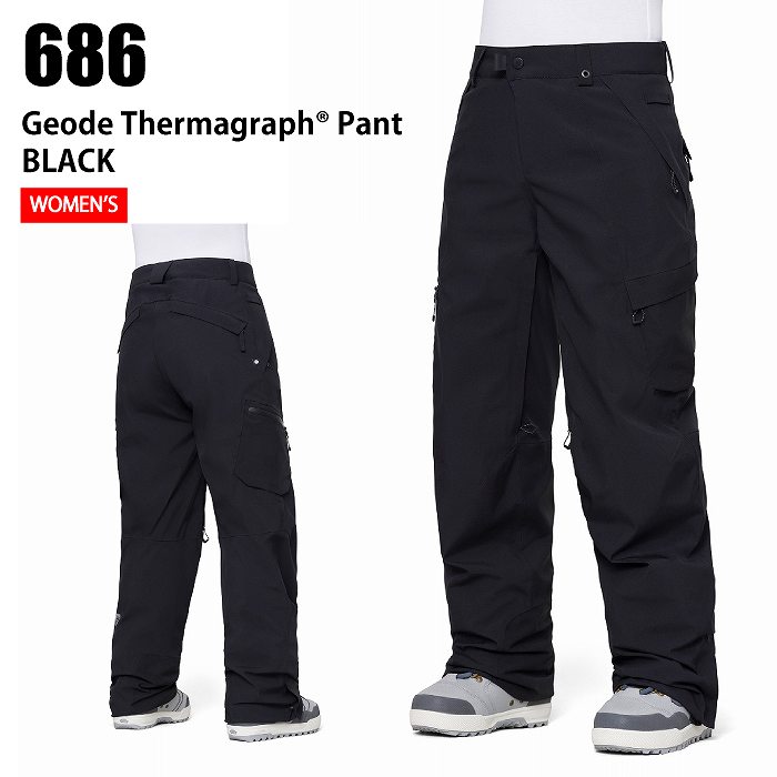 686 シックスエイトシックス M2W404 GEODE THERMAGRAPH PANT BLACK 24