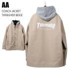 AA ���֥륨�� COACH JACKET THRASHER BEIGE 24-25 ������ ��� ��˥��å��� ���㥱�å� ���Ρ��ܡ���