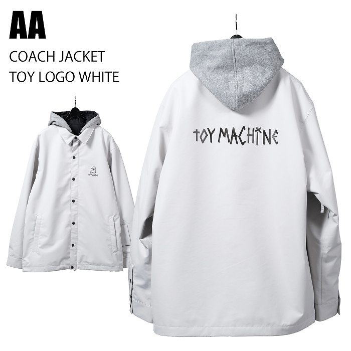AA ダブルエー COACH JACKET TOY LOGO WHITE 24-25 ウエア メンズ ユニ