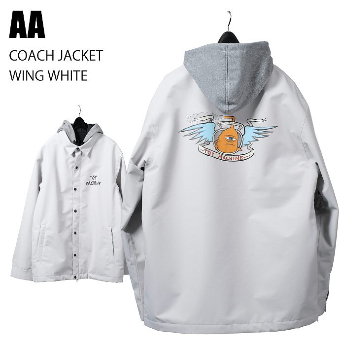AA ダブルエー COACH JACKET TOY WING WHITE 24-25 ウエア メンズ ユニ