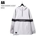 AA ���֥륨�� TEAM ANORAK JACKET BEIGE 24-25 ������ ��� ��˥��å��� ���㥱�å� ���Ρ��ܡ���