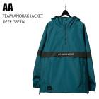 AA ���֥륨�� TEAM ANORAK JACKET DEEP GREEN 24-25 ������ ��� ��˥��å��� ���㥱�å� ���Ρ��ܡ���
