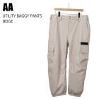 AA ���֥륨�� UTILITY PANTS BEIGE 24-25 ������ ��� ��˥��å��� �ѥ�� ���Ρ��ܡ���
