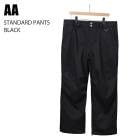 AA ���֥륨�� STANDARD PANTS BLACK 24-25 ������ ��� ��˥��å��� �ѥ�� ���Ρ��ܡ���