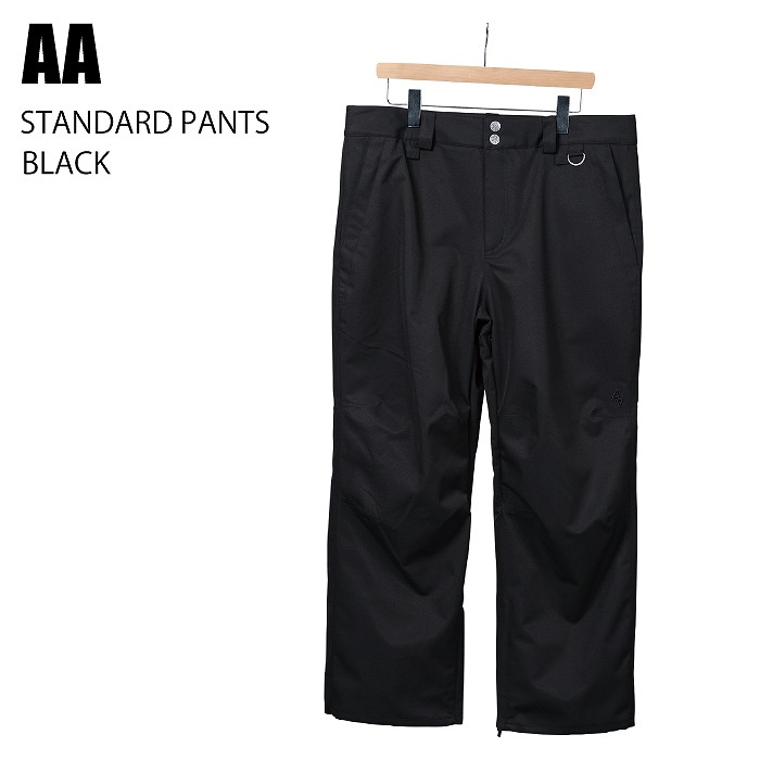 AA ダブルエー STANDARD PANTS BLACK 24-25 ウエア メンズ ユニ