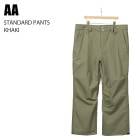 AA ���֥륨�� STANDARD PANTS KHAKI 24-25 ������ ��� ��˥��å��� �ѥ�� ���Ρ��ܡ���