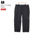 AA ֥륨 (W) GIRL 717 PANTS BLACK 24-25  ǥ ѥ Ρܡ