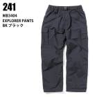 241 �ȥ����ե������ MB3404 EXPLORER PANTS BK 24-25 ������ ��� �ѥ�� ���Ρ��ܡ��� ���Υ�