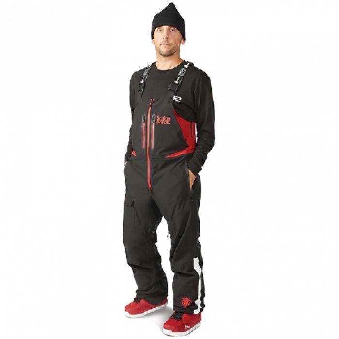 THIRTYTWO サーティーツー 23-24 SPRINGBREAK BIB RED/BLACK