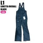 L1  23-24 LORETTA OVERALL BLACK Ρܡɥ Ρܡɥѥ 󥦥 ѥ  ǥ