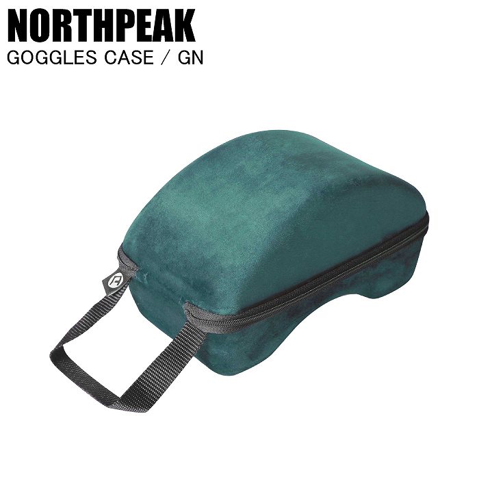 kissmark GACKTコラボスノーボード 　ビンディング、ケース、ゴーグル NORTHPEAK ノースピーク GOGGLES CASE GN NP-5136 ゴーグルケース