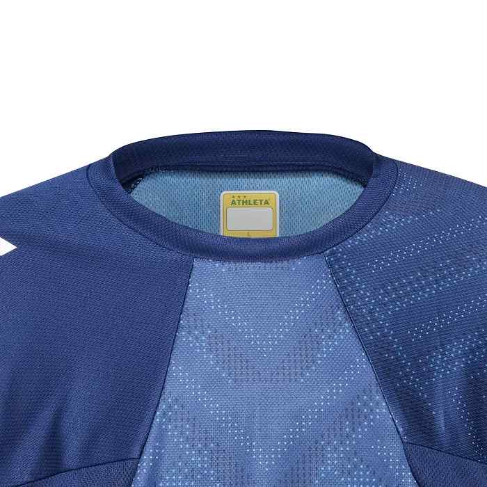 ATHLETA アスレタ 長袖グラフィックプラシャツ(ネイビー) 02409