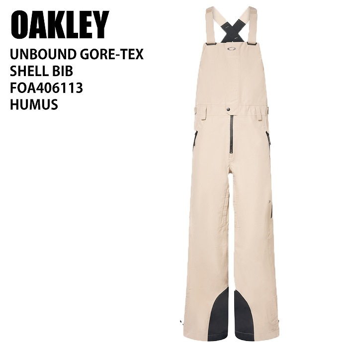 OAKLEY オークリー FOA406113 UNBOUND GORE-TEX SHELL BIB HUMUS 24-25 ウエア メンズ パンツ スノーボード スキー OAKLEY オークリー FOA406113 UNBOUND GORE-TEX SHELL BIB HUMUS 24-25
