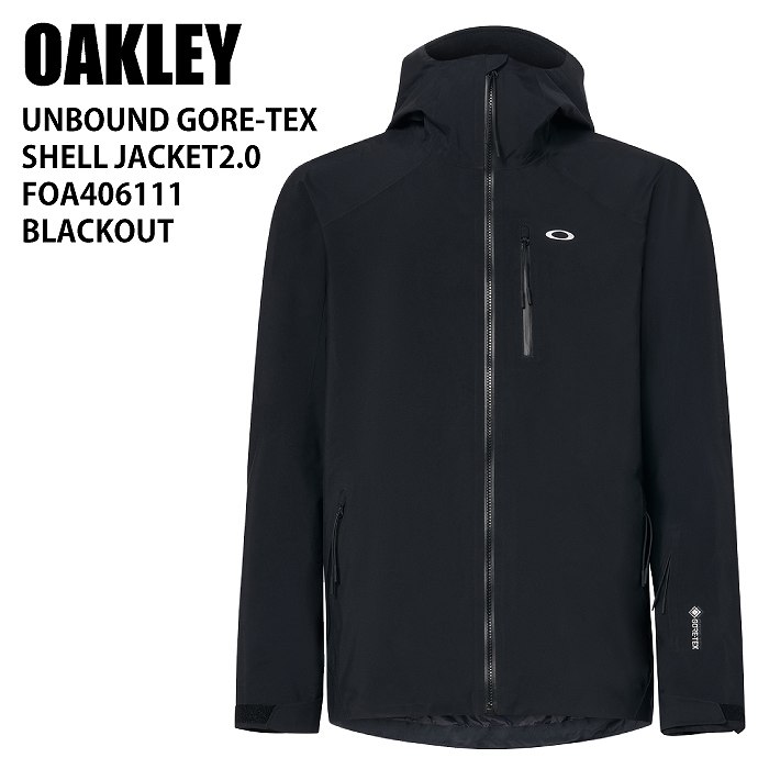 OAKLEY オークリー FOA406111 UNBOUND GORE-TEX SHELL JACKET BLACKOUT