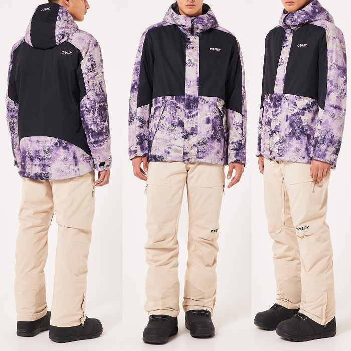 OAKLEY オークリー FOA406098 RANGE RC JACKET OXIDATION PRINT LILAC