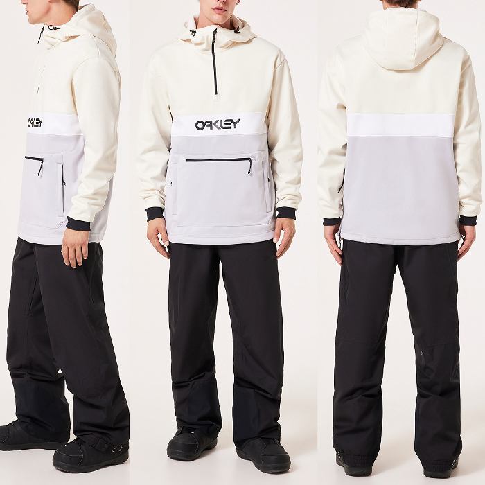 OAKLEY オークリー FOA404727 TNP NOSE GRAB SS HOODIE LUNAR ROCK