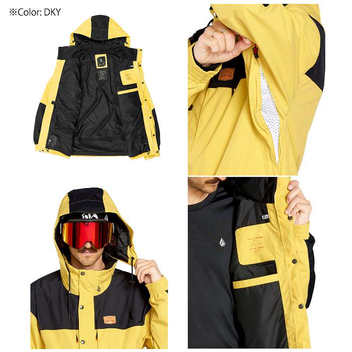 VOLCOM ボルコム LONGO GORE-TEX JACKET DKY 24-25 ウエア ユニ
