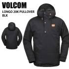 VOLCOM ܥ륳 LONGO 20K PULLOVER BLK 24-25  ˥å 㥱å  Ρܡ  G0652511