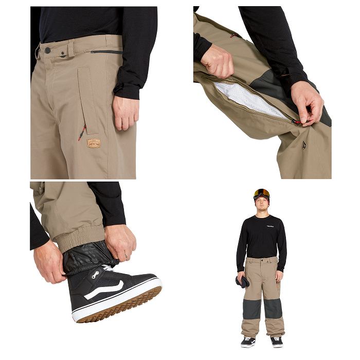 VOLCOM ボルコム LONGO GORE-TEX PANT CNB 24-25 ウエア ユニセックス