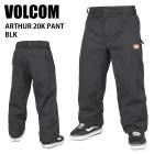 VOLCOM �ܥ륳�� ARTHUR 20K PANT BLK 24-25 ������ ��˥��å��� �ѥ�� ������ ���Ρ��ܡ���  G1352514