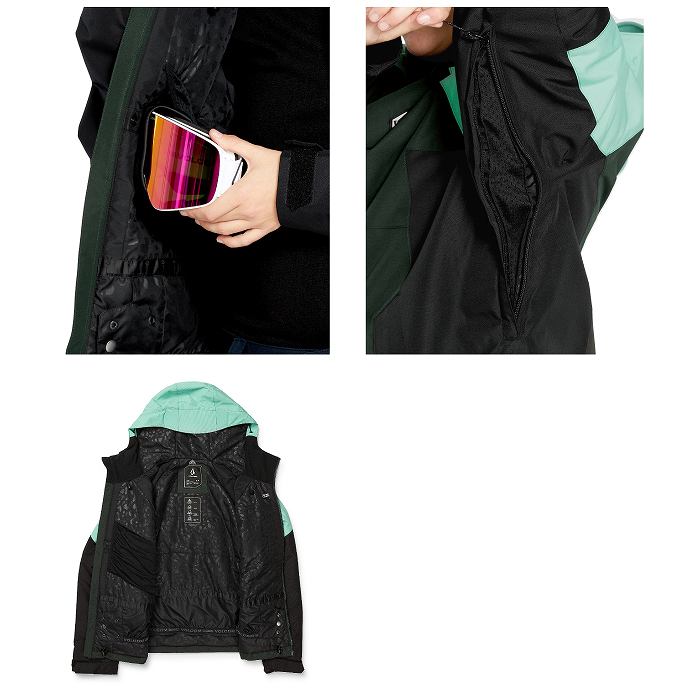 VOLCOM ボルコム AGATE INS JACKET SCB 24-25 ウエア レディース ジャケット スキー スノーボード  H0452510 VOLCOM ボルコム AGATE INS JACKET SCB 24-25 ウエア レディース