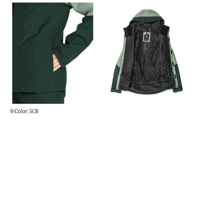 VOLCOM ボルコム BOLT INS JACKET BLK 24-25 ウエア レディース