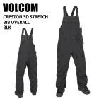 VOLCOM ܥ륳 CRESTON 3D STRETCH BIB OVERALL BLK 24-25  ǥ ѥ  Ρܡ ӥ  H1252502