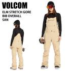 VOLCOM �ܥ륳�� ELM STRETCH GORE BIB OVERALL SAN 24-25 ������ ��ǥ����� �ѥ�� ������ ���Ρ��ܡ��� GORE-TEX �ɿ�  H1352501