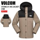 VOLCOM �ܥ륳�� STONE.91 INS JACKET CNB 24-25 ������ ���å� ����˥� ���㥱�å� ������ ���Ρ��ܡ��� �Ҷ���  I0452503