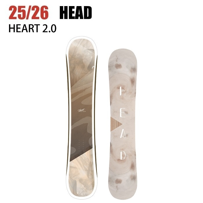 2026 HEAD ヘッド HEART2.0 ハート 25-26 レディース ボード板
