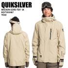 QUIKSILVER �����å�����С� EQYTJ03487 MISSION GORE-TEX JK TKA0 24-25 ������ ��� ���㥱�å� �ܡ��� �����ƥå���