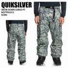 QUIKSILVER �����å�����С� EQYTP03215 SNOW DOWN CARGO PT GLW6 24-25 ������ ��˥��å��� �ѥ�� ���Ρ��ܡ���
