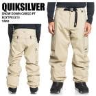 QUIKSILVER �����å�����С� EQYTP03215 SNOW DOWN CARGO PT TKA0 24-25 ������ ��˥��å��� �ѥ�� ���Ρ��ܡ���