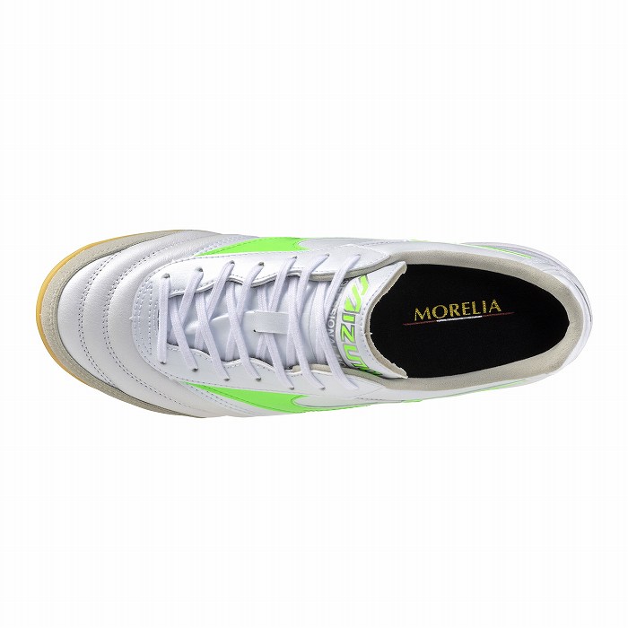 MIZUNO ミズノ モレリア サラ ELITE IN(ホワイト×グリーン) Q1GA251237