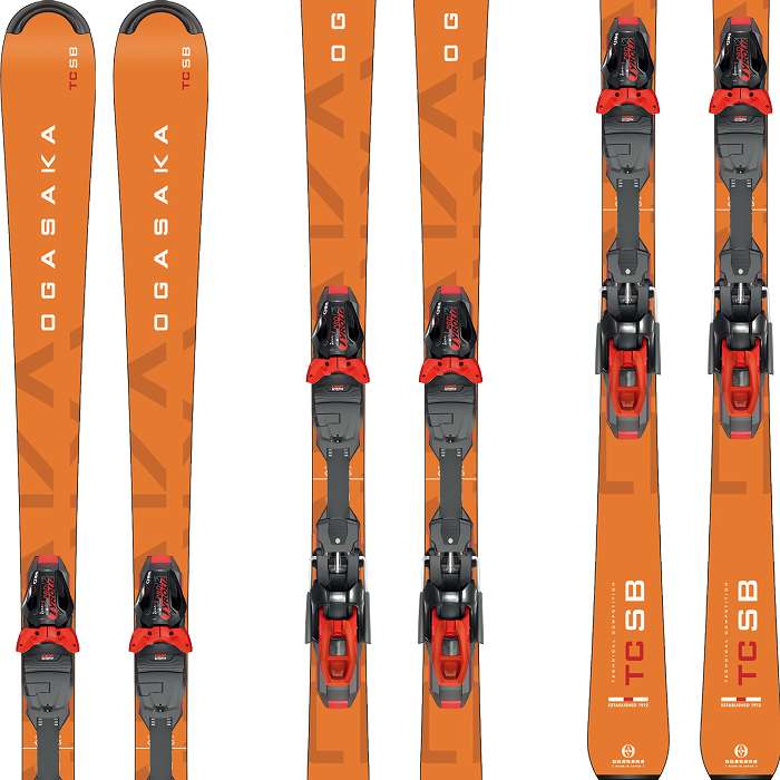 オガサカ スキー板 2024 OGASAKA TC-SB + PRD 12 GW OR ティー