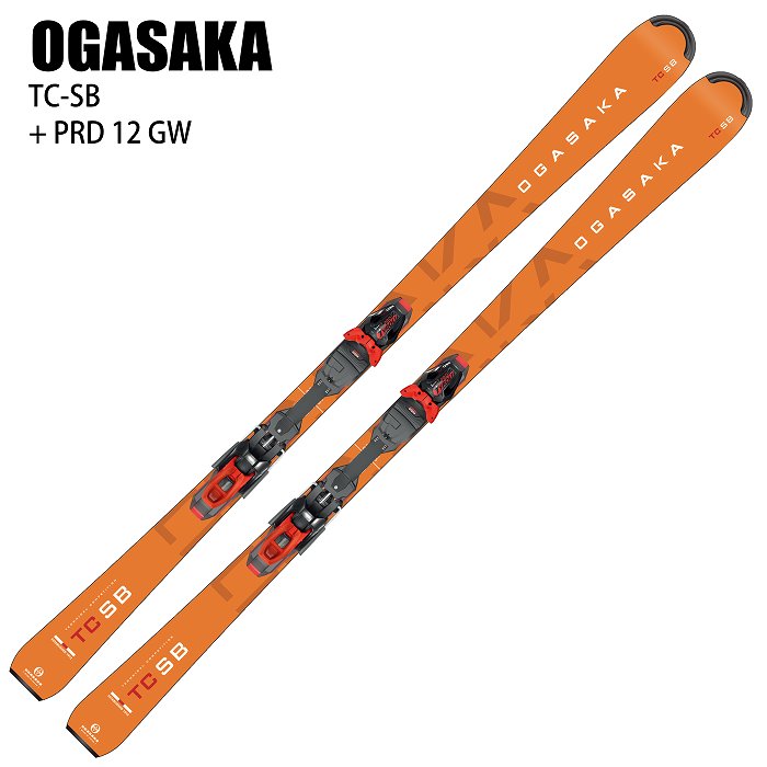 オガサカ スキー板 2024 OGASAKA TC-SB + PRD 12 GW OR ティー