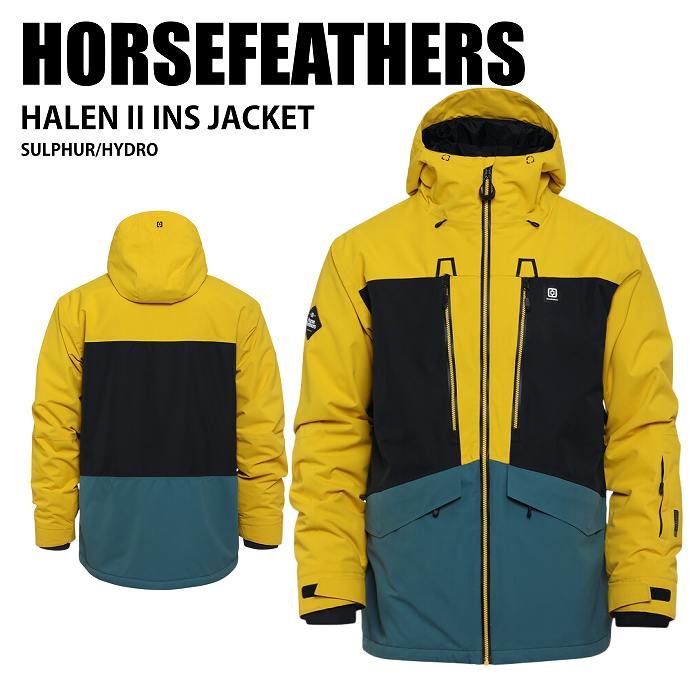 HORSEFEATHERS �ۡ����ե������� HALEN II INS JACKET SULPHUR/HYDRO 24-25 ������ ��˥��å��� ���㥱�å� ������ ���Ρ��ܡ���