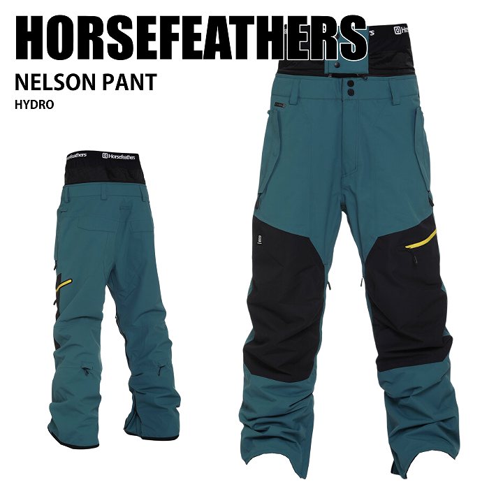 スノボーパンツ　スキーパンツhorsefeathers　atrip ズボン HORSEFEATHERS ホースフェザーズ NELSON PANT HYDRO 24-25 ウエア ユニ