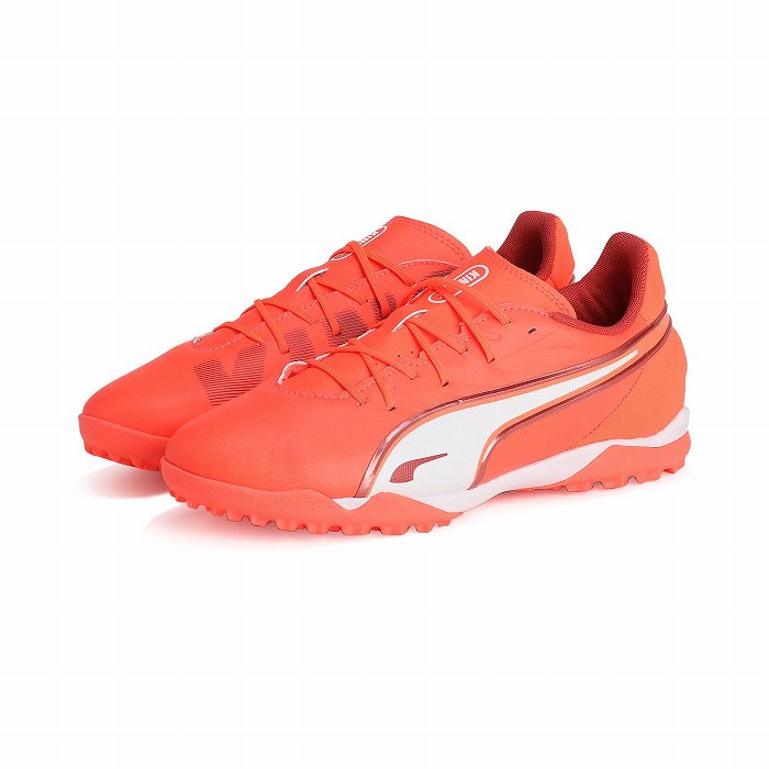 PUMA プーマ キング マッチ TT +MID JR(グローイングレッド) 10832401