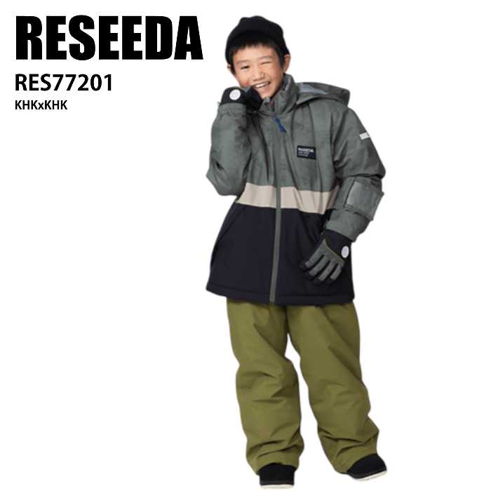 RESEEDA レセーダ RES77201 279B339 KHKxKHK 24-25 ウエア キッズ ジュニア 上下セット 雪遊び そり スキー スノーボード 子供用 RESEEDA レセーダ RES77201 279B339 KHKxKHK 24-25 ウエア キッズ