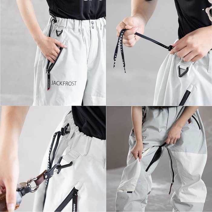 JACKFROST ジャックフロスト JFP97650 2L UNISEX WIDE  PANTS 009 24-25 ウエア ユニセックス パンツ スノーボード JACKFROST ジャックフロスト JFP97650 2L UNISEX WIDE SNOW PANTS 009