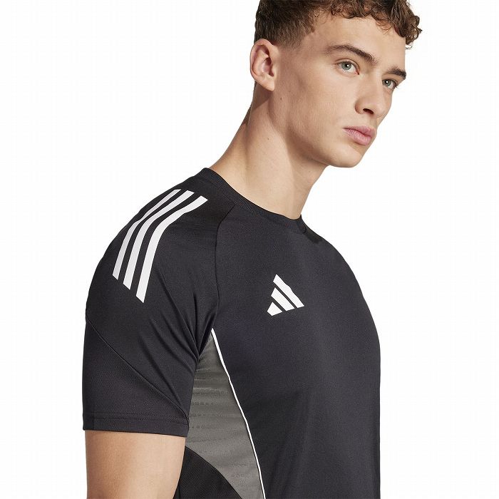 ADIDAS アディダス TIRO 25 トレーニングシャツ(ブラック) JSK16