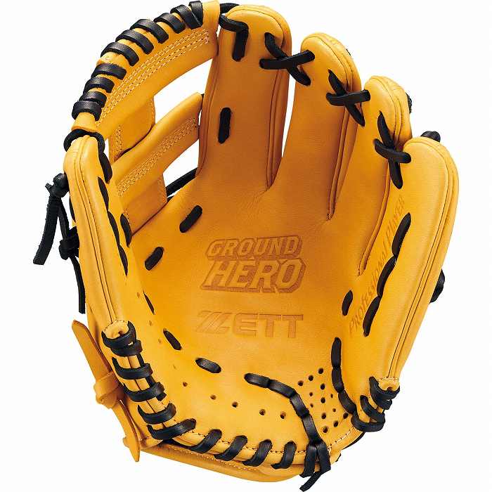ZETT ゼット 少年軟式グラブ グランドヒーロー(トゥルーイエロー