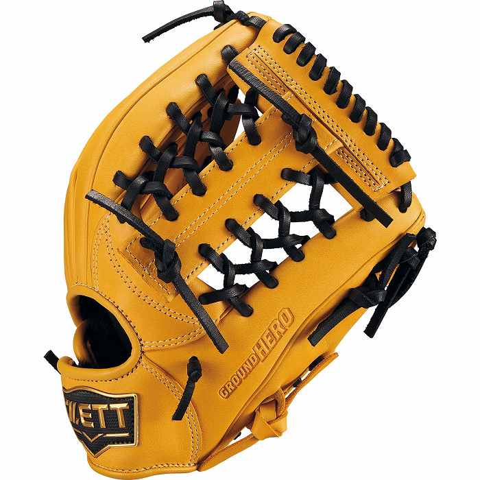 ZETT ゼット 少年軟式グラブ グランドヒーロー(トゥルーイエロー