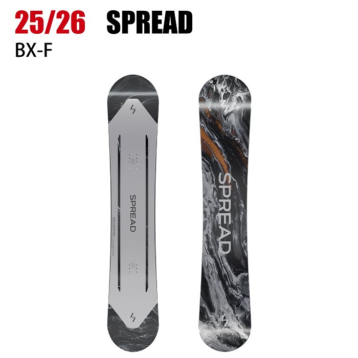 2026 SPREAD スプレッド BX-F 25-26 尾川慎二 ボード板 スノーボード