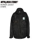 MTN.ROCK STAR ޥƥå WORKER JACKET 㥱å STRIPEޥ MRS 25-26  Ρܡ